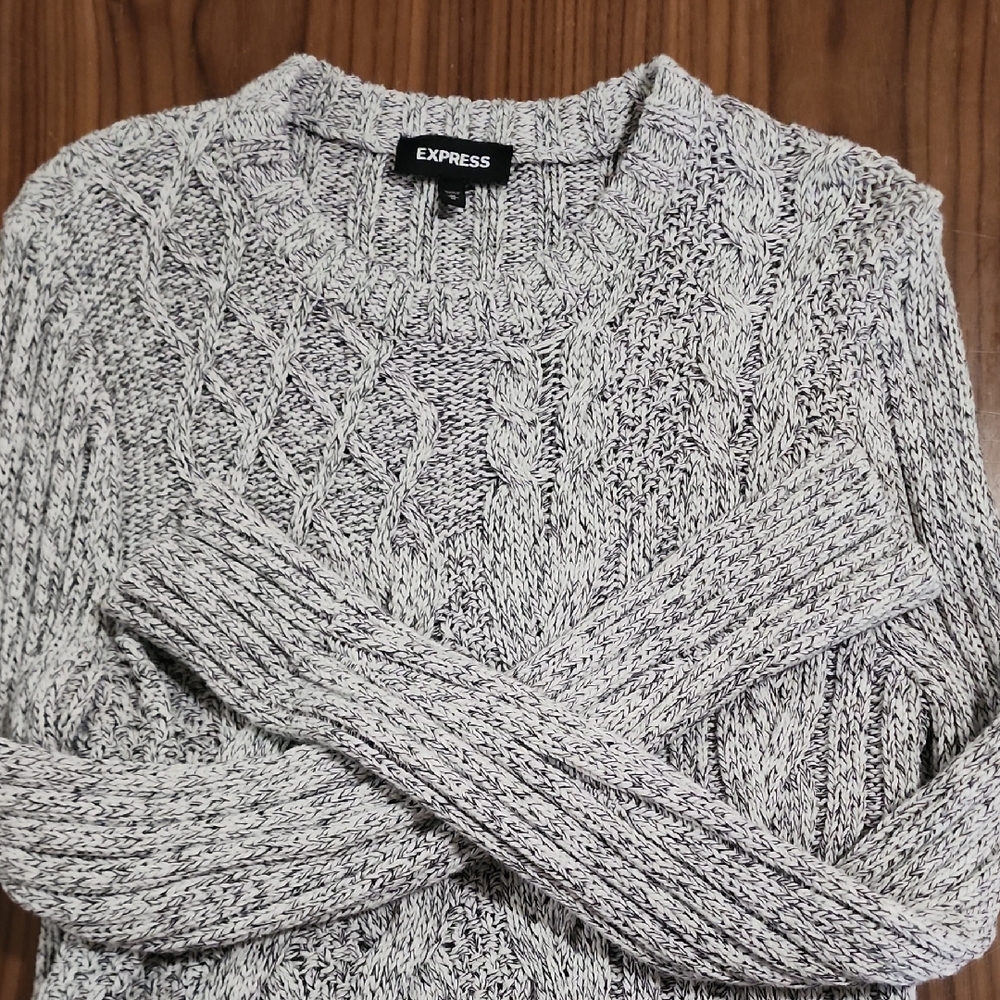 Express Men's Marled Knit Sweater